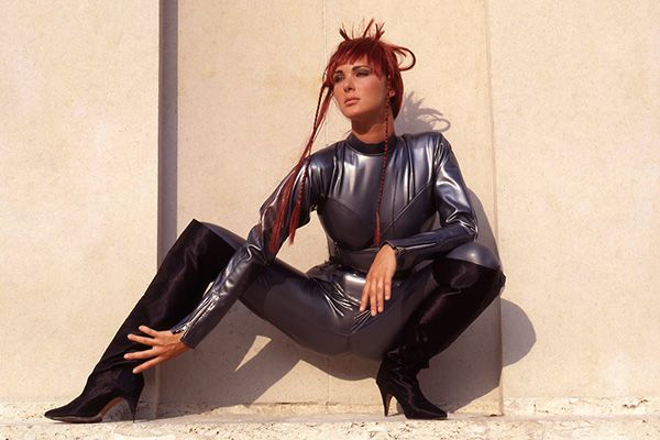 KRYSTINA KITSIS initially resisted having catsuits in her EctoMorph range, but later relented. Images like this of her first catsuit helped change her mind (photo: Wilfrid Moulin; model: Nouka)