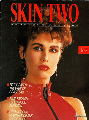 SKIN TWO GERMANY (1987-89) was Peter Czernich’s debut as a fetish mag publisher. He went on to publish <<O>>, Marquis and more