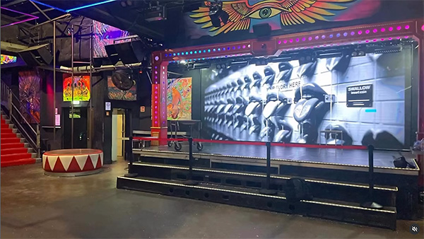 LEILA’S VIDEO installation at the Wasteland party at KitKatKlub Berlin this May. Below, you can watch all five videos that were shown there
