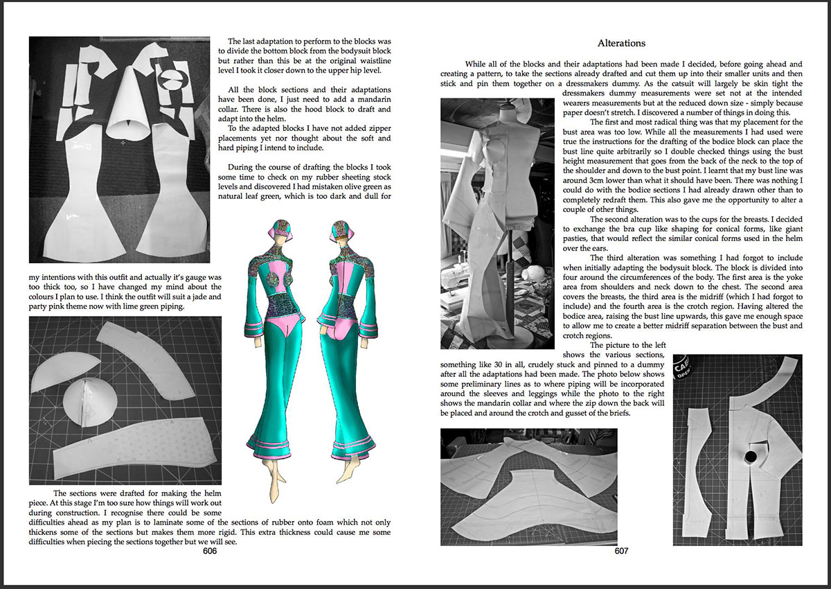 Compendium of Rubber Garment Making: Sample Spreads