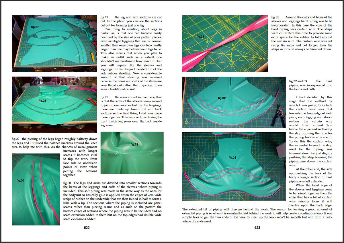 Compendium of Rubber Garment Making: Sample Spreads