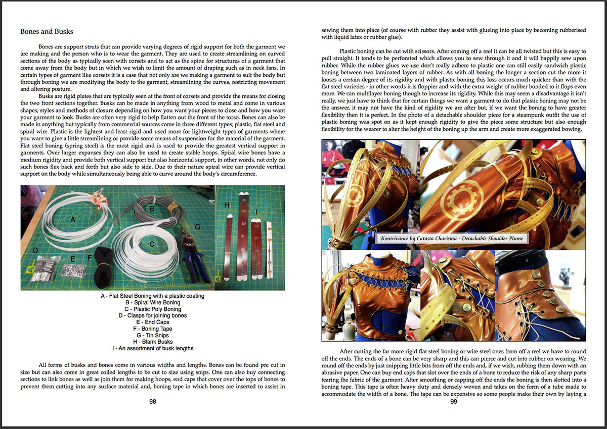 Compendium of Rubber Garment Making: Sample Spreads