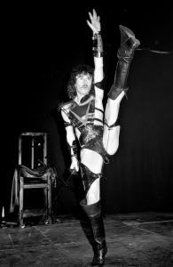 Performance at Skin Two Club relaunch, Embassy 1985